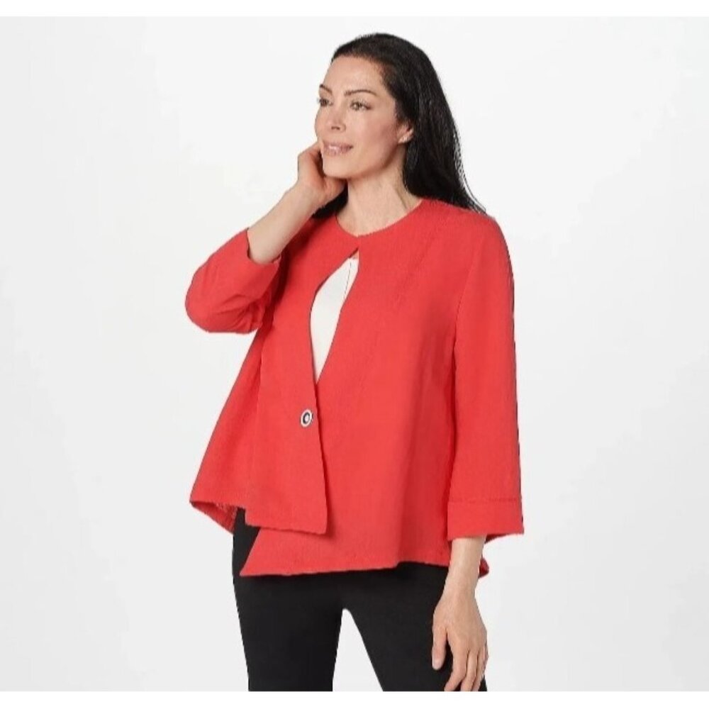 Truth + Style Women's A-Line Jacket Red X-Large A393935